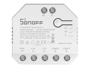 Comprar Sonoff Dual R3 Branco WiFi - Switch Inteligente Sonoff Dual R3 Branco WiFi - Switch Inteligente