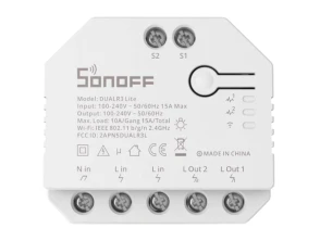 Comprar Sonoff Dual R3 Lite Branco - Switch inteligente Wi-Fi Sonoff Dual R3 Lite Branco - Switch inteligente Wi-Fi