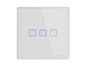 Comprar Sonoff T2EU3C-RF Interruptor Táctil Inteligente Programable 433MHz 3 Botões Sonoff T2EU3C-RF Interruptor Táctil Inteligente Programable 433MHz 3 Botões