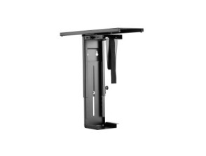 SOPORTE CPU EQUIP 650892 Instalação Baixo Mesa Giratório 360° - Aço Negro 10Kgs Máx.