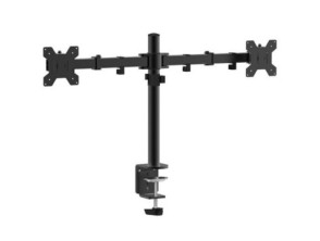 SOPORTE DE MESA PARA 2 PANTALLAS 10-27" BRAZOS COM 2 CODOS APPROX APPSMD02