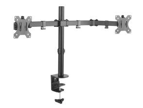 Comprar Suporte para 2 Monitores - Mesa Negra 13\'\'-32\'\' - Tooq Suporte para 2 Monitores - Mesa Negra 13\'\'-32\'\' - Tooq