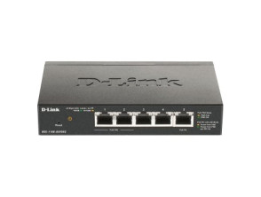 Switch D-Link DGS-1100-05PDV2 Semigestionável 5P Giga 2P PoE (18W) 1xPD Port Para PoE Passthrough No