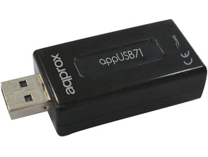 Comprar Tarjeta de Sonido Approx 7,1 USB Tarjeta de Sonido Approx 7,1 USB