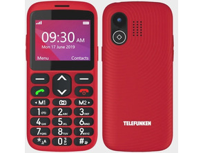 Comprar Teléfono Móvil Telefunken S520 pará Personas Mayores Rojo Teléfono Móvil Telefunken S520 pará Personas Mayores Rojo