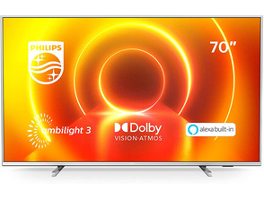 Philips 70PUS7855 70 "/ Ultra HD 4K / Smart TV / Wi-Fi Prata