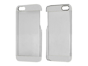 Carcaça Transparente Plastic Case para iPhone 5/5S Silver