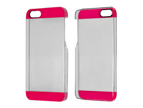 Comprar Carcaça Transparente Plastic Case para iPhone 5/5S Rosa Carcaça Transparente Plastic Case para iPhone 5/5S Rosa
