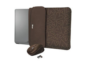 Comprar Trust Yvo Corazones Funda + Ratón 15,6 '' Marrón Trust Yvo Corazones Funda + Ratón 15,6 '' Marrón