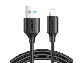 Comprar Cabo Joyroom USB-A a Lighting Preto Carregamento Rápido Cabo Joyroom USB-A a Lighting Preto Carregamento Rápido