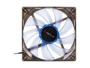 Ventilador Interno UNYKAch 120mm Translúcido com LED Azul e 9 Aspas
