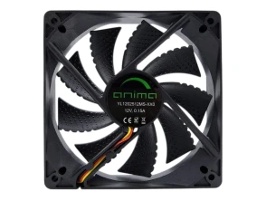 Comprar Ventilador Tacens Anima AF12 Preto para Carcasa de PC Ventilador Tacens Anima AF12 Preto para Carcasa de PC