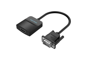 Conversor VGA Macho a HDMI Hembra Negro - Vention ACNBD