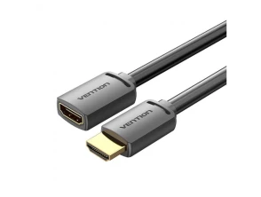 Vention AHCBD - Cabo HDMI Macho a Hembra 0.5m Negro