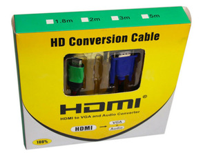 Comprar Adaptador HDMI/VGA con áudio 5m Adaptador HDMI/VGA con áudio 5m