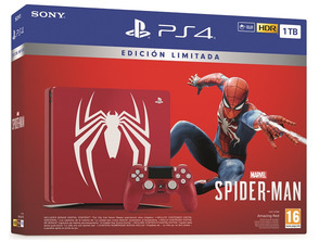 PS4 1tb Red +Marvel´s Spider-Man Limited Edition