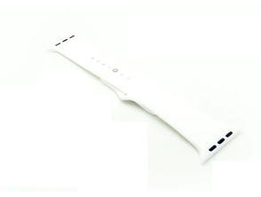 Correia e funda de silicona Apple Watch 42 mm Branco