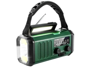 Rádio de Emergência E30 10000 mAh Verde