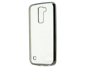 Funda TPU Metal LG K10 Preto