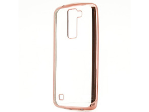 Funda TPU Metal LG K8 Rosa