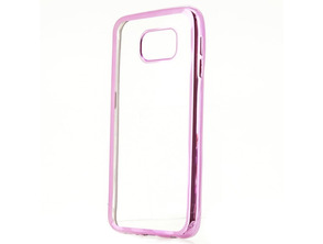 Funda TPU Metal Samsung Galaxy S6 Rosa X-One