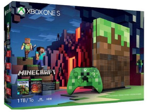 Condição Minecraft Xbox One S Limited 1TB
