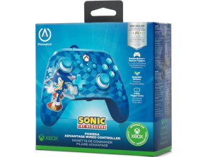 Controlador com cabo Sonic Style Power A para Xbox One