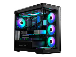 Comprar CAIXA KEEPOUT MICROATX XC-905 PRO+ NEGRO CRISTAL TEMP 1x3.5” 1x2.5” 1xUSB2.0 1xUSB3.0 GPU MAX 430mm CAIXA KEEPOUT MICROATX XC-905 PRO+ NEGRO CRISTAL TEMP 1x3.5” 1x2.5” 1xUSB2.0 1xUSB3.0 GPU MAX 430mm