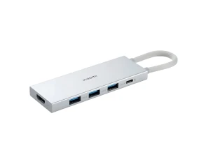 Comprar Xiaomi Hub 5 em 1 USB-C+USB 3.0x3+HDMI Prata Xiaomi Hub 5 em 1 USB-C+USB 3.0x3+HDMI Prata
