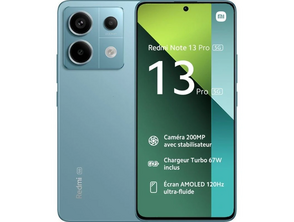 Comprar Xiaomi Redmi Note 13 Pro 12GB / 512GB / 6,67 " / 5G / Verde Azulado Xiaomi Redmi Note 13 Pro 12GB / 512GB / 6,67 " / 5G / Verde Azulado