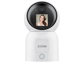 ZOSI C519M Branco 4 MPx 2.5K WiFi Dual Detecção de Movimento Tela