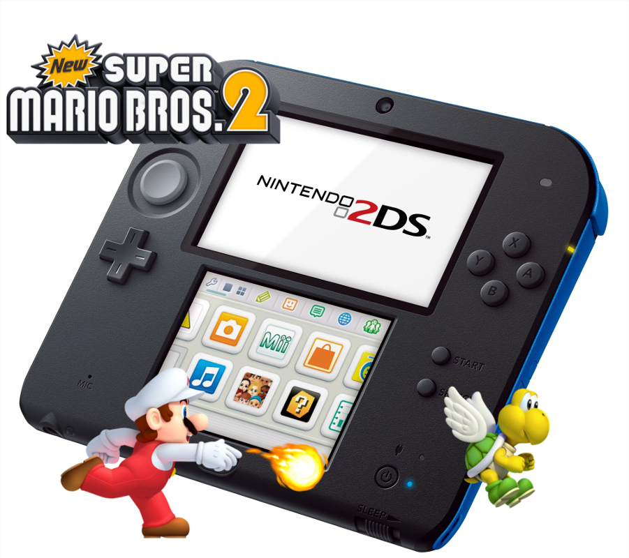 Nintendo 2Ds Branco e Vermelho + Jogo Super Mario Bros. 2 [video