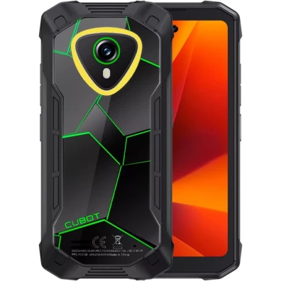 Cubot KingKong Mini 4 - Preto-Verde (6GB/128GB) - Móvel Smartphone de camping