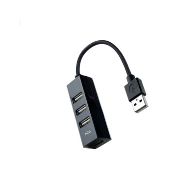 HUB 4 Portos USB 2.0 15 CM Nanocable - Conectividade de Dispositivos