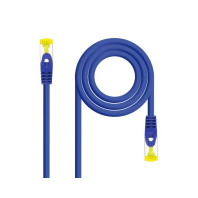 Cabo de Red Latiguillo Nanocable CAT6A SFTP RJ45 0.25m Azul