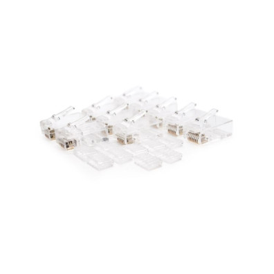 Conector RJ45 CAT6 8 Hilos Nanocable (50 Unidades)