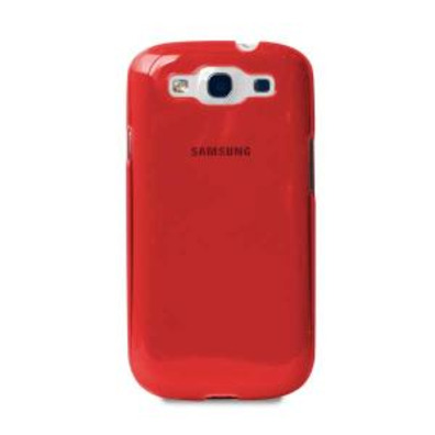 Carcaça Crystal Case Fluo Vermelha para Samsung Galaxy SIII