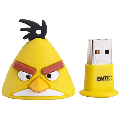 Pendrive 4 Gb Angry Birds Amarelo