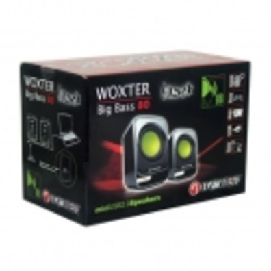 Alto-falantes USB Woxter Big Bass 80 Negro
