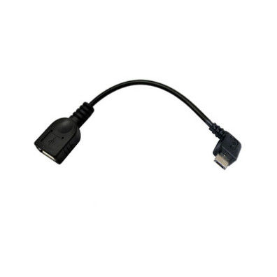 Cabo Host OTG acodado tipo Micro B/M-A/H 15 cm Nanocable