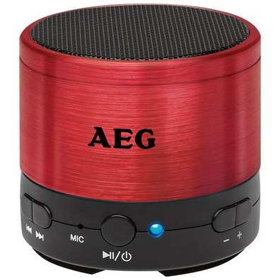 AEG Bluetooth falante BSS 4826 vermelho