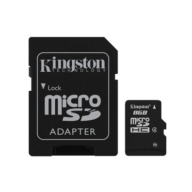 MEM MICRO SD 8GB REINGSTON CL4 + ADAPT SD