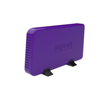 Caixa Externa USB 3.5\'\' SATA Morado - Armazenamento Externo Confiable