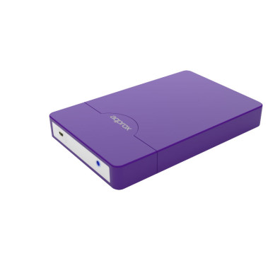 CAIXA EXTERNA USB 2.5\'\' SATA SCREWLESS MORADO APPROX