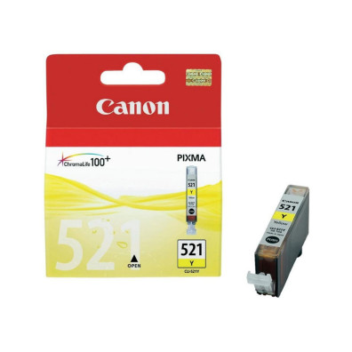 Cartucho de Tinta Amarelo Canon CLI521 Y