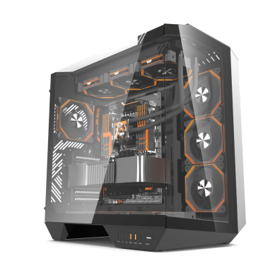 CAIXA SEMITORRE ATX DY470 RGB NEGRO DARKFLASH - Marca darkFlash