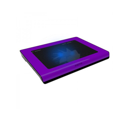 LAPTOP COOLER PAD 14\'\' 2 LEDS MORADO APPROX