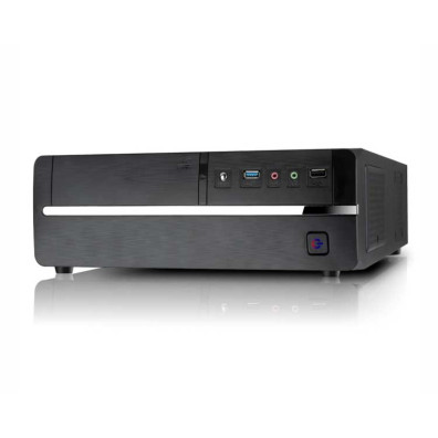 CAIXA MICROATX SLIM TOOQ TQC-3005U3 MICROATX/MINI ITX 500W SFX 2xUSB 4 SATA/1 MOLEX NEGRA