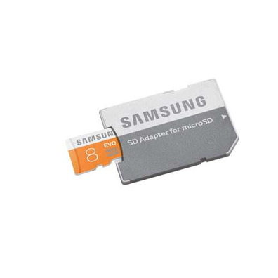 MICRO SD SAMSUNG + ADAPTADOR SD 8GB EVO CLASS 10 (MB-MP08DA / UE)
