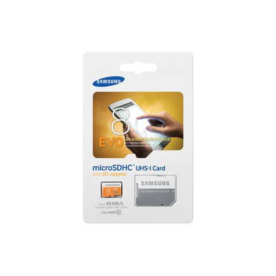 MICRO SD SAMSUNG + ADAPTADOR SD 8GB EVO CLASS 10 (MB-MP08DA / UE)